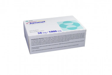 Janumet 50 / 1000 mg Caja Con 28 Tabletas Recubiertas