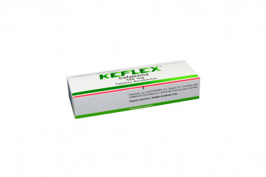 Keflex 500 mg Caja Con 24 Tabletas Recubiertas