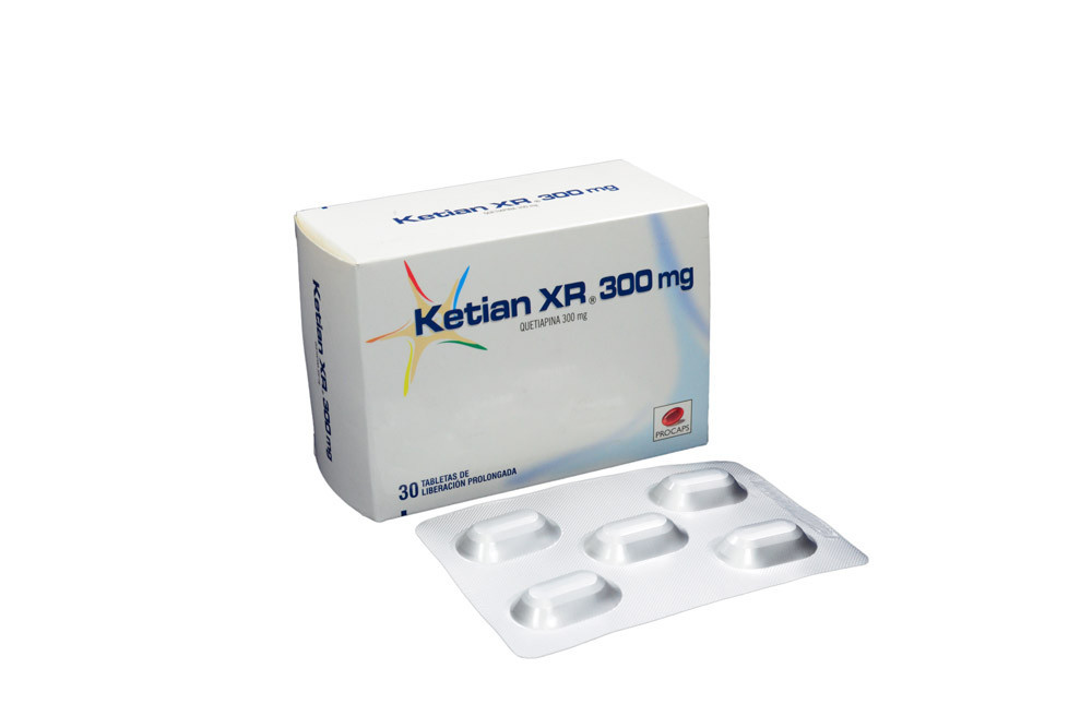 Ketian XR 300 mg Caja Con 30 Tabletas De Liberación Prolongada