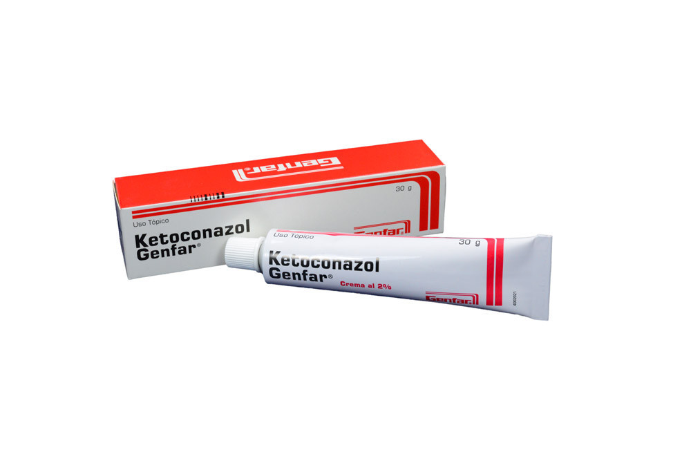 Ketoconazol 2 % Caja Con Tubo x 30g Crema - Genfar Ketoconazol 2 % Caja Con Tubo X 30G Crema - Genfar