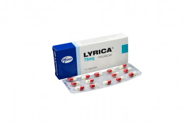 Lyrica 75 mg Caja Con 14...