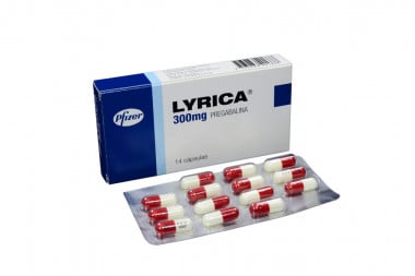 Lyrica 300 mg Caja Con 14 Cápsulas