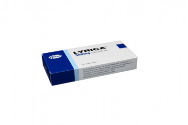 Lyrica 300 mg Caja Con 14 Cápsulas