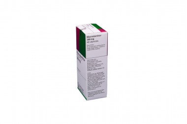 Macrodantina 100 mg Caja Con 40 Cápsulas