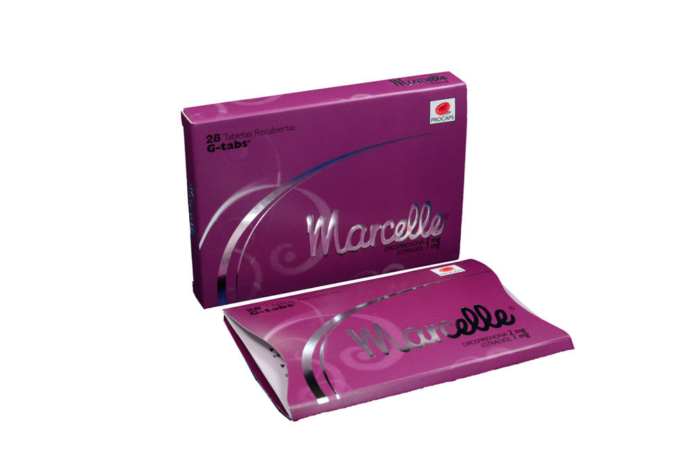 Marcelle 2 / 1 mg Caja Con 28 Tabletas Recubiertas