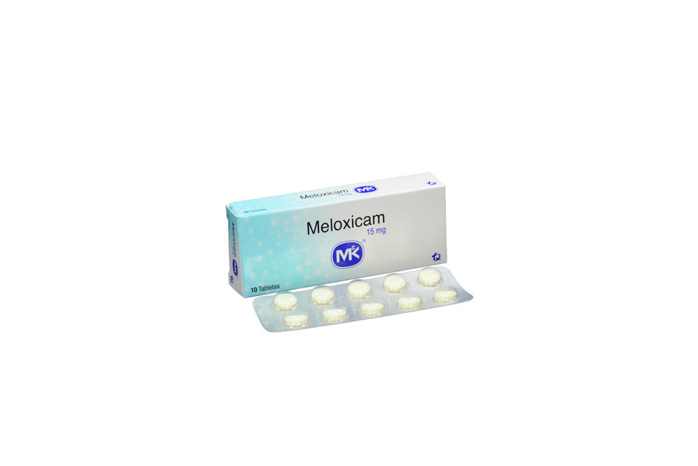 Meloxicam 15 mg Caja Con 10 Tabletas - Mk