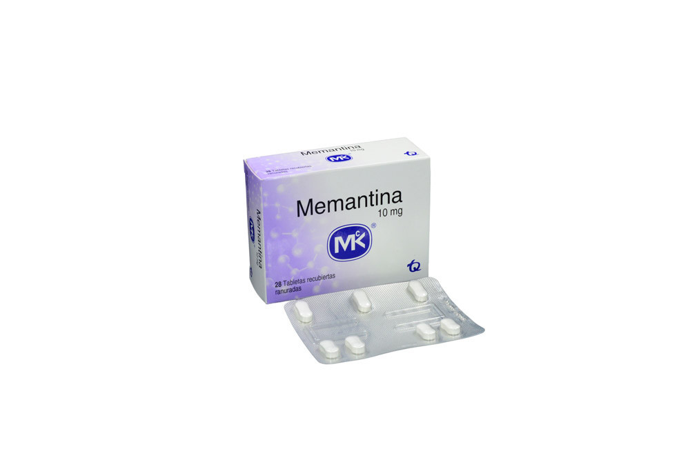Memantina 10 mg Caja Con 28 Tabletas