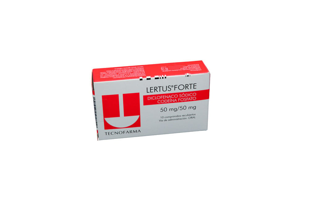 Lertus Forte 50 / 50 mg Caja Con 10 Comprimidos