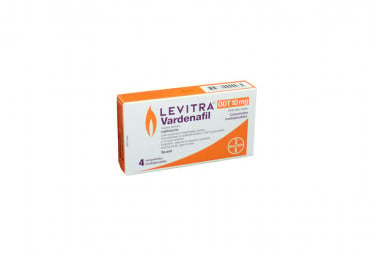 Levitra ODT 10 mg Caja Con 4 Comprimidos Orodispersables