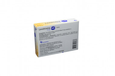 Levotiroxina 75 mcg Caja Con 50 Tabletas