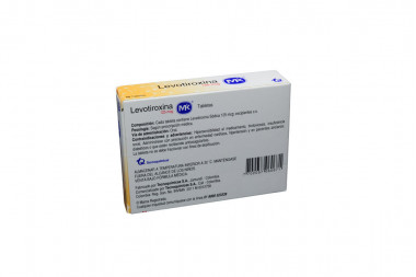 Levotiroxina 125 mcg Caja Con 50 Tabletas