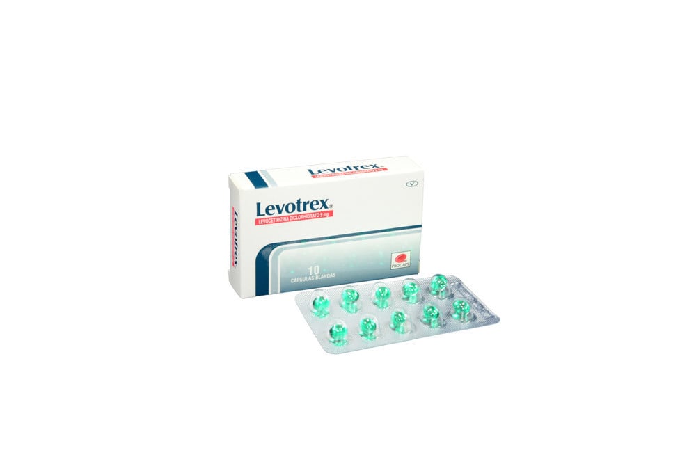 Levotrex 5 mg Caja Con 10 Cápsulas Blandas