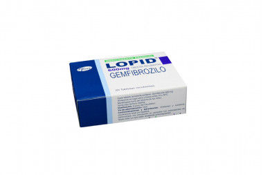 Lopid 600 mg Caja Con 20 Tabletas Recubiertas 