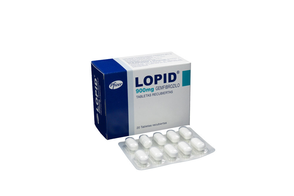 LOPID 900 mg Caja Con 20 Tabletas Recubiertas 