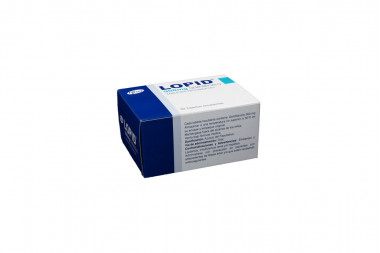 LOPID 900 mg Caja Con 20 Tabletas Recubiertas 