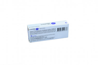 Losartán 50 mg Caja Con 15 Tabletas Recubiertas