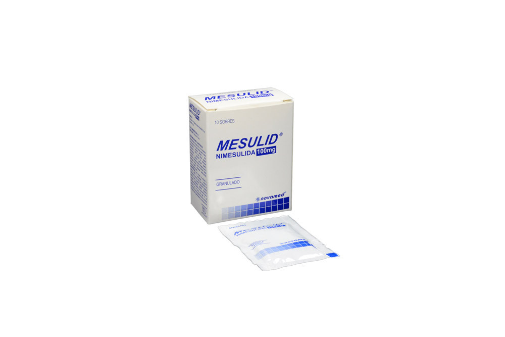 MESULID 100 mg Caja Con 10 Sobres Granulado