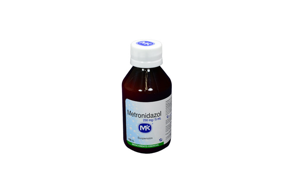 Metronidazol 250 mg / 5 mL Frasco Con 120 mL
