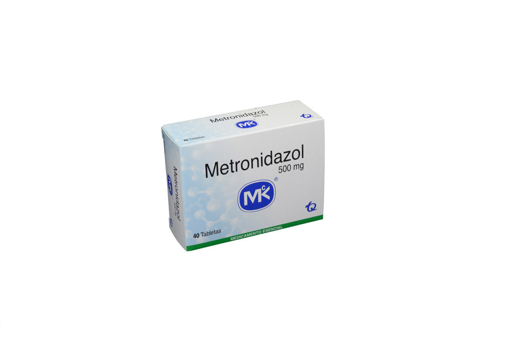 Metronidazol 500 mg Caja Con 40 Tabletas