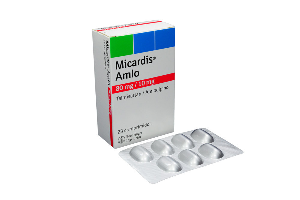 Micardis Amlo 80 / 10 mg Caja Con 28 Comprimidos