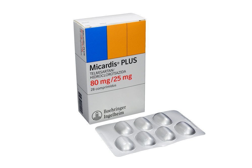 Micardis Plus 80 / 25 mg Caja Con 28 Comprimidos