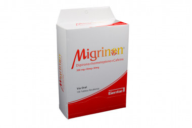 Migrinon 300 / 30 / 30 mg Caja Con 100 Tabletas Recubiertas