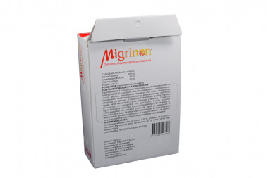 Migrinon 300 / 30 / 30 mg Caja Con 100 Tabletas Recubiertas