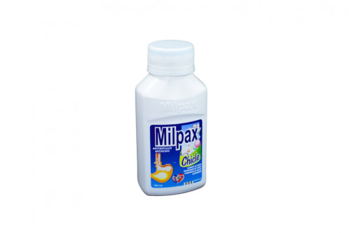 Milpax  Frasco 150 mg sabor a chicle - Antireflujo Antiácido