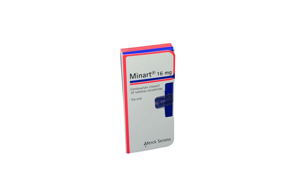 Minart 16 mg Caja Con 30 Tabletas Recubiertas Minart 16 Mg Caja Con 30 Tabletas Recubiertas