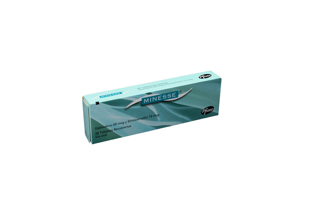 Minesse 60 / 15 Mcg Caja Con 28 Tabletas Recubiertas