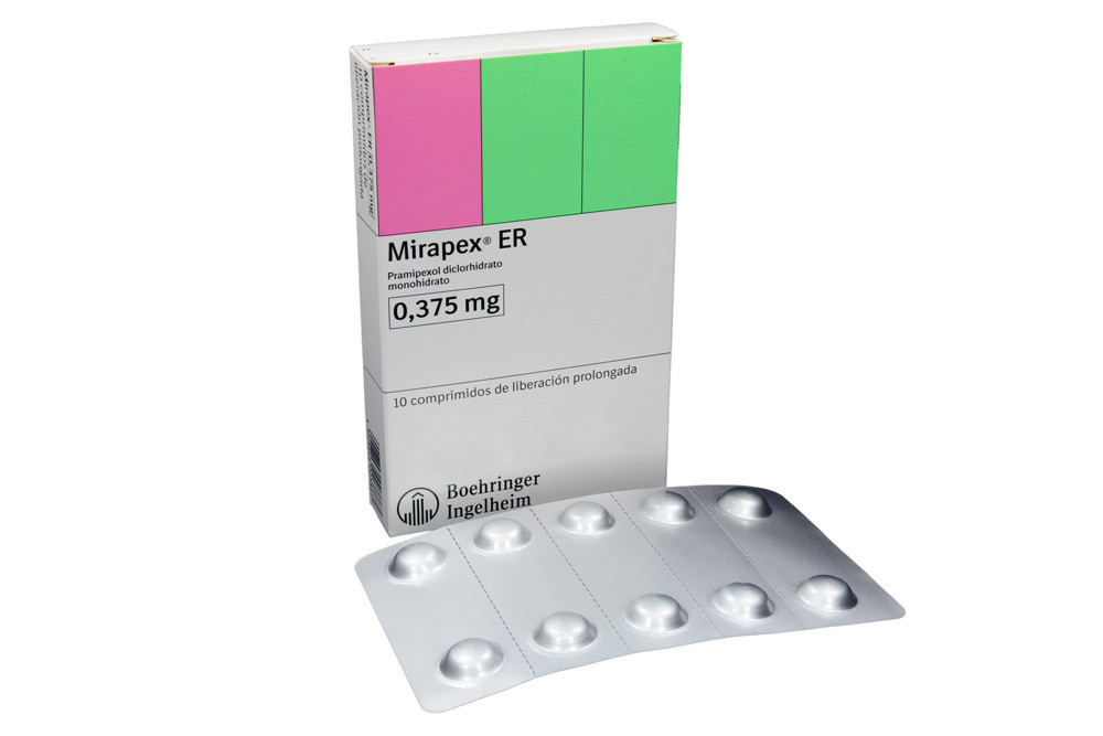 Mirapex Er 0.375 mg Caja x 10 Comprimidos – Boehringer Ingelheim
