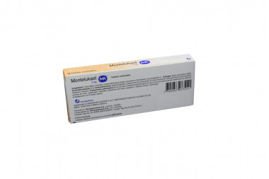 Montelukast 5 Mg Caja Con 10 Tabletas Masticables
