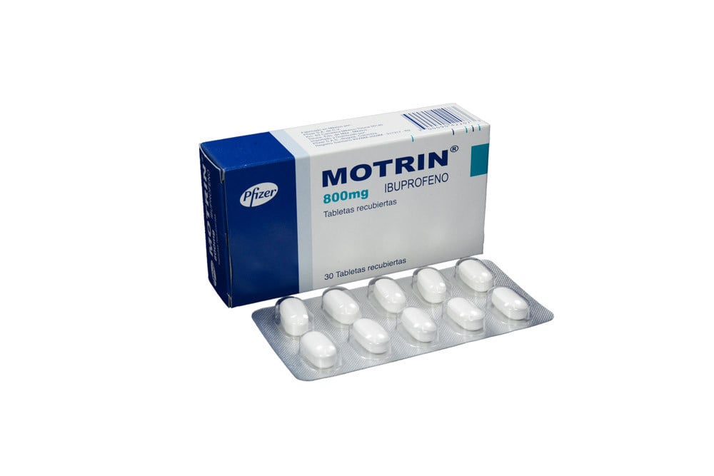 MOTRIN 800 mg Caja Con 30 Tabletas