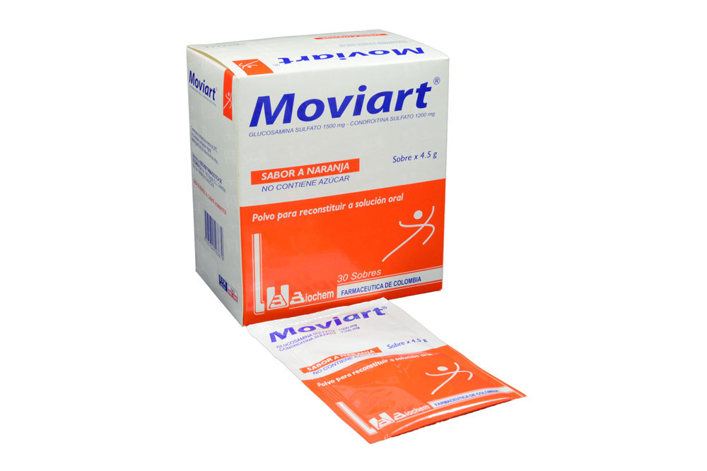 Moviart Polvo 1500 / 1200 mg  Caja Con 30 Sobres - Solución Oral