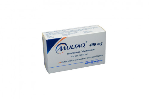 MULTAQ 400 mg Caja Con 30 Comprimidos Recubiertos-1241029 | Droguerías ...