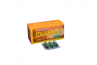 Multidol 800 mg Caja Con 30 Cápsulas Blandas De Gelatina