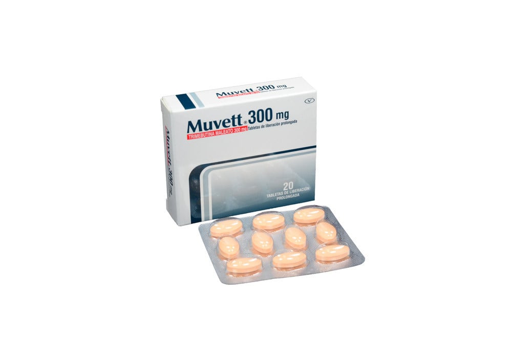 Muvett 300 mg Caja Con 20 Tabletas De Liberación Prolongada Muvett 300 Mg Caja Con 20 Tabletas De Liberación Prolongada