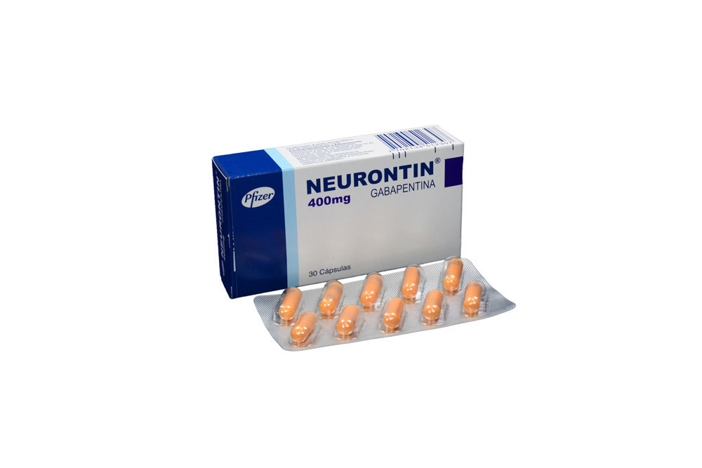 Neurontin 400 mg Caja Con 30 Cápsulas