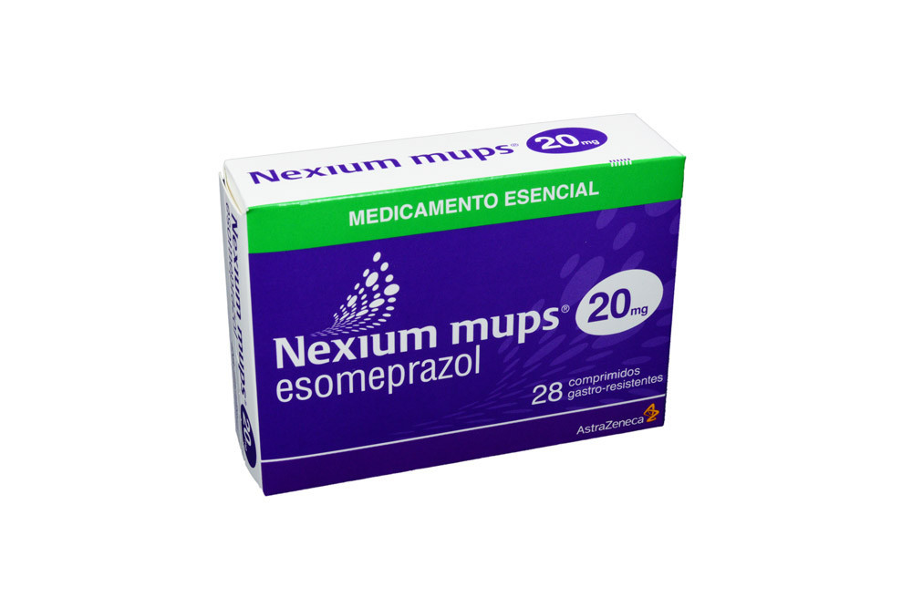 Nexium Mups 20 mg Caja x 20 Comprimidos Gastro-Resistentes