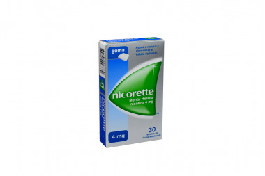 Menta Helada Nicorette Tableta Masticable 4 mg