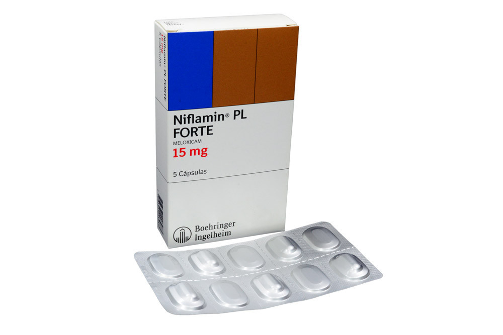 Niflamin Forte 15 mg Caja Con 5 Cápsulas