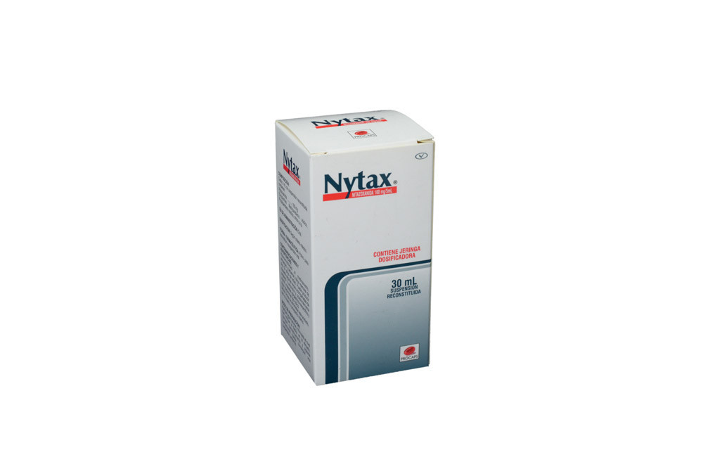 Nytax Suspensión Reconstruida 100 mg / 5 mL Caja Con Frasco Con 30 mL