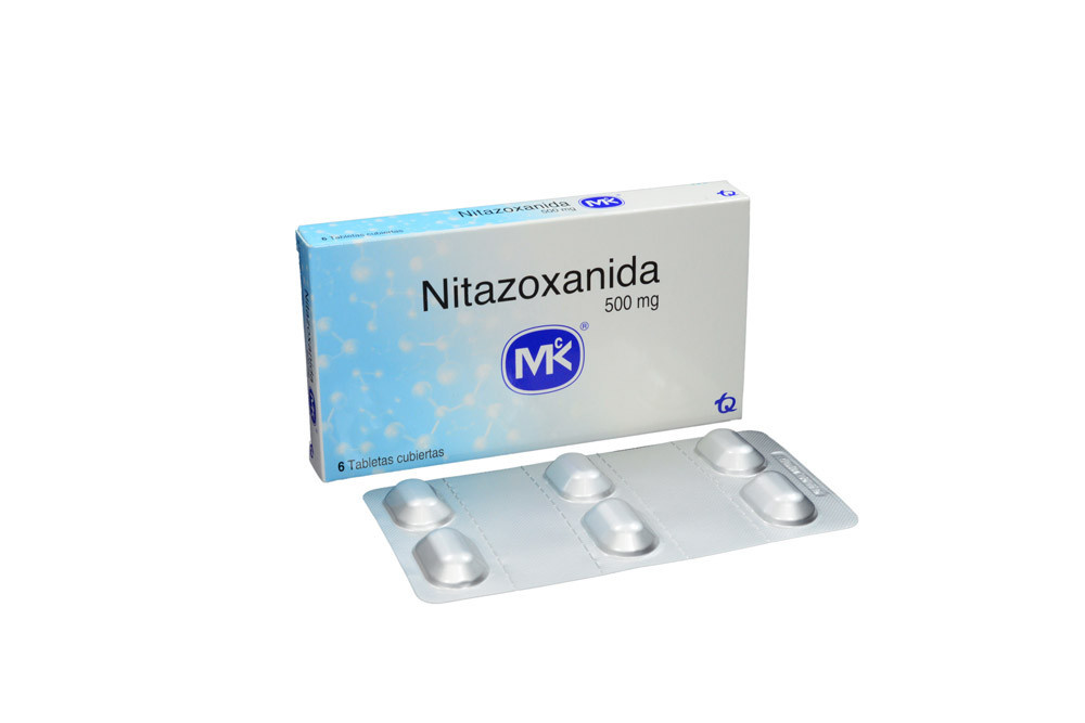 Nitazoxanida 500 mg Caja Con 6 Tabletas Cubiertas