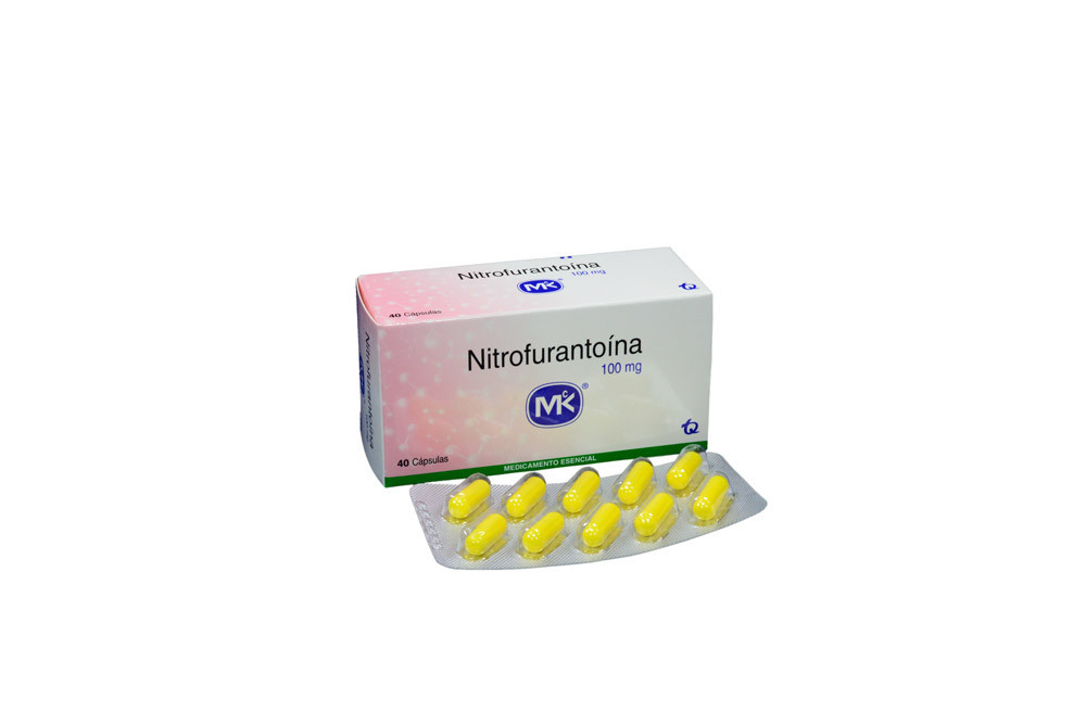 Nitrofurantoína 100 mg Caja x 40 Cápsulas – Tecnoquímicas