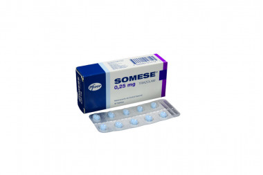 SOMESE 0.25 mg Caja Con 30 Tabletas