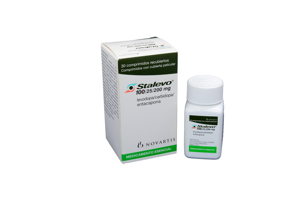 Stalevo 100/25/200 mg Caja Con Frasco Con 30 Comprimidos Recubiertos