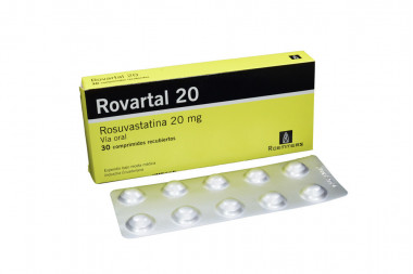 Rovartal 20 mg Caja Con 30 Comprimidos Recubiertos