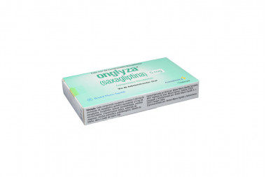 Onglyza 5 mg Caja  Con 28 Comprimidos Recubiertos