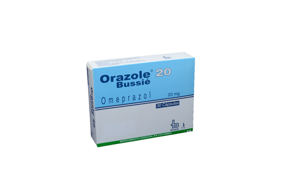 Orazole 20 mg Caja Con 30 Cápsulas