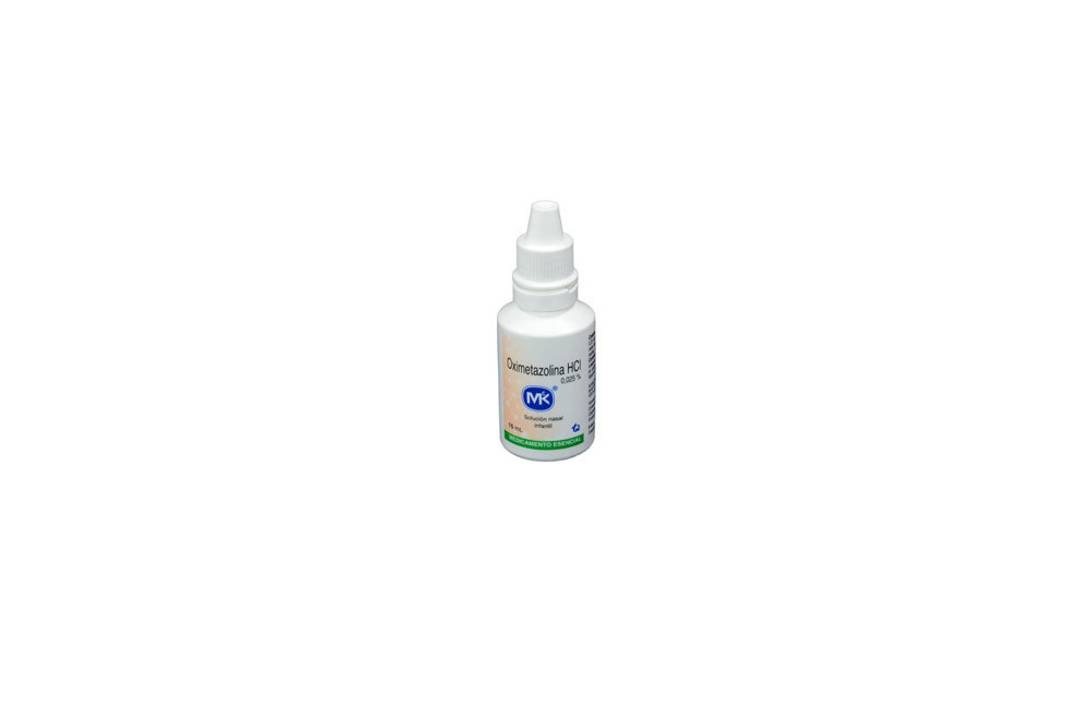 Oximetazolina MK Solución Nasal 0,025 % Frasco Con 15 mL
